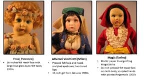 Collage Image Of Three Dolls Wax Statue With Images