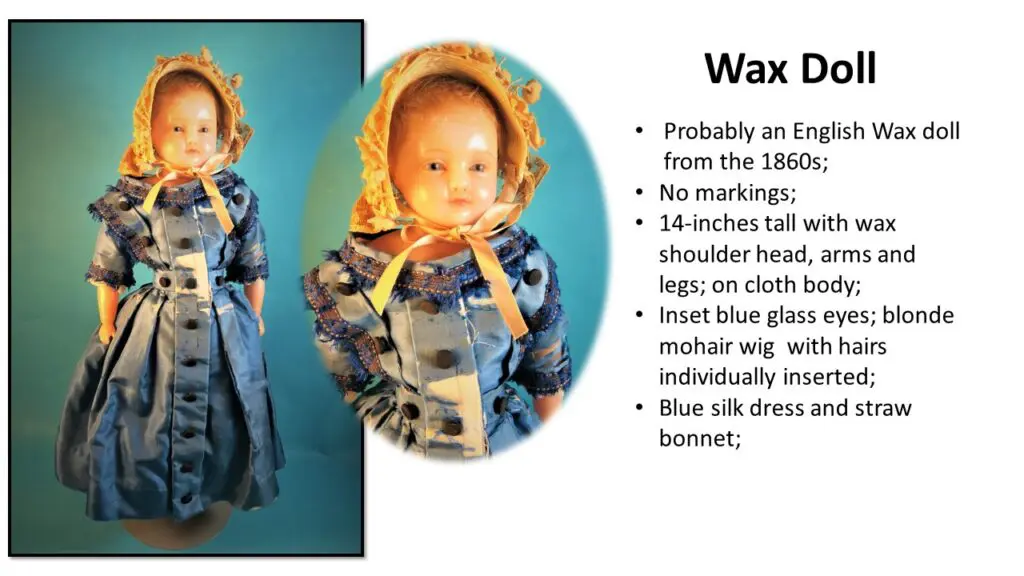 English Wax Doll Description Slide