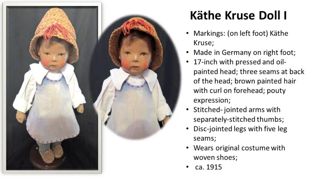 Kathe Kruse Doll I Description Slide