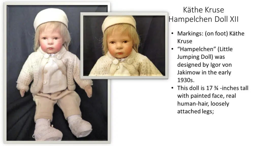 Kathe Kruse Hampelchen Doll XII