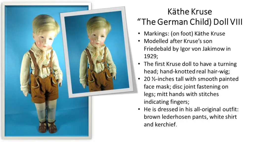 Kathe Kruse Doll Description Slide