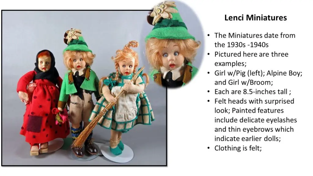 Lensi Miniatures Doll Description Slide
