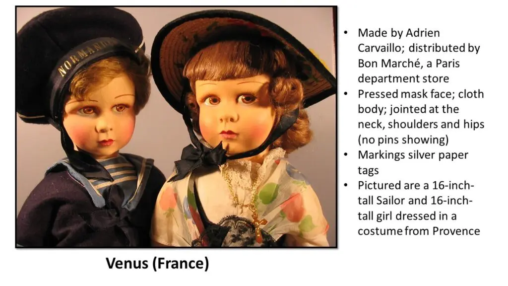 Venus France Doll Description Slide