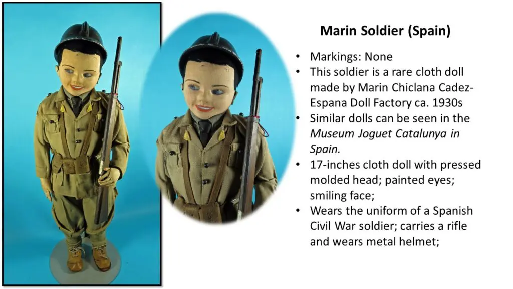 Marin Soldier Doll Description Slide
