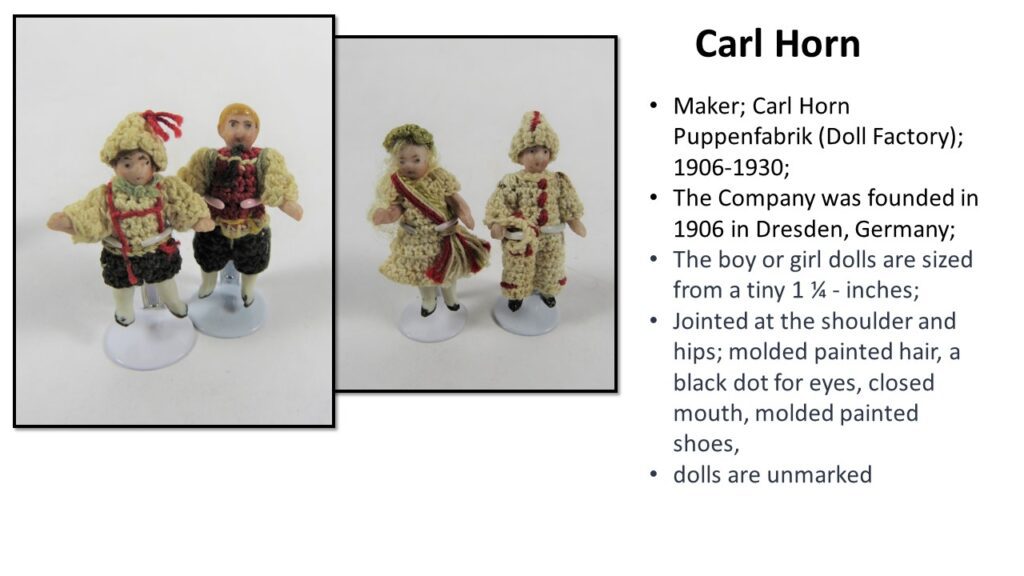 Carl Horn Doll Description Slide