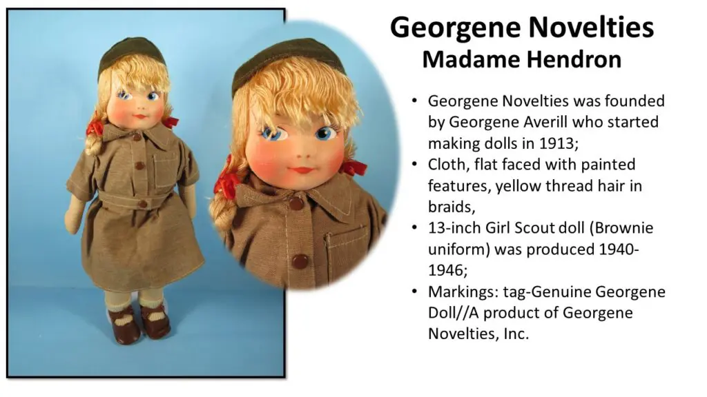 Georgene Novelties Doll Description Slide
