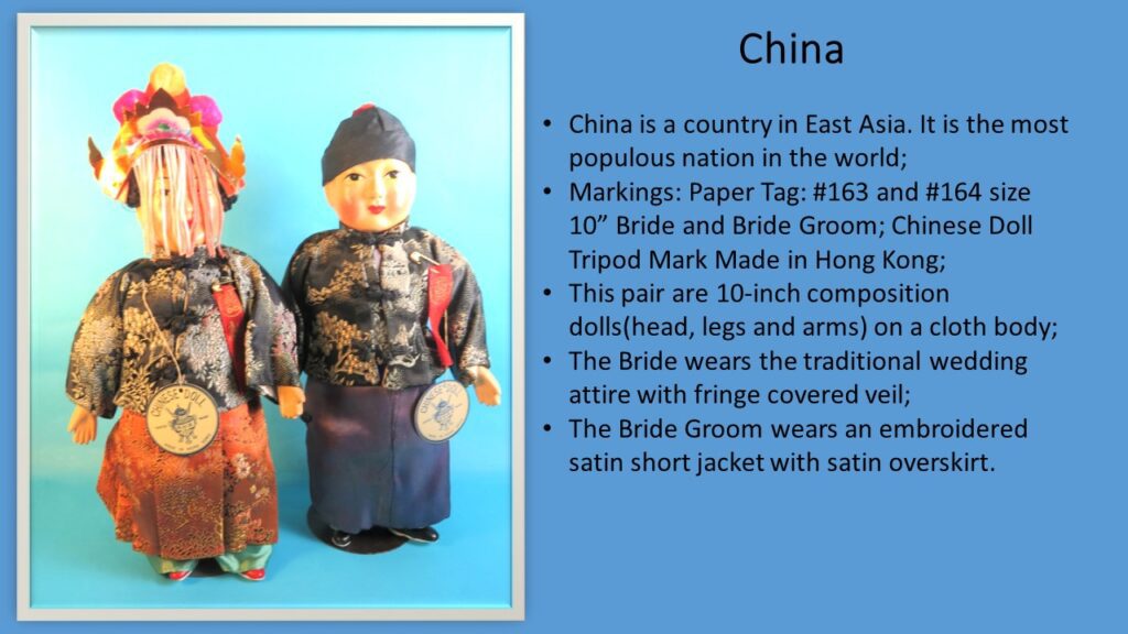 Bride and Groom Doll Description Slide