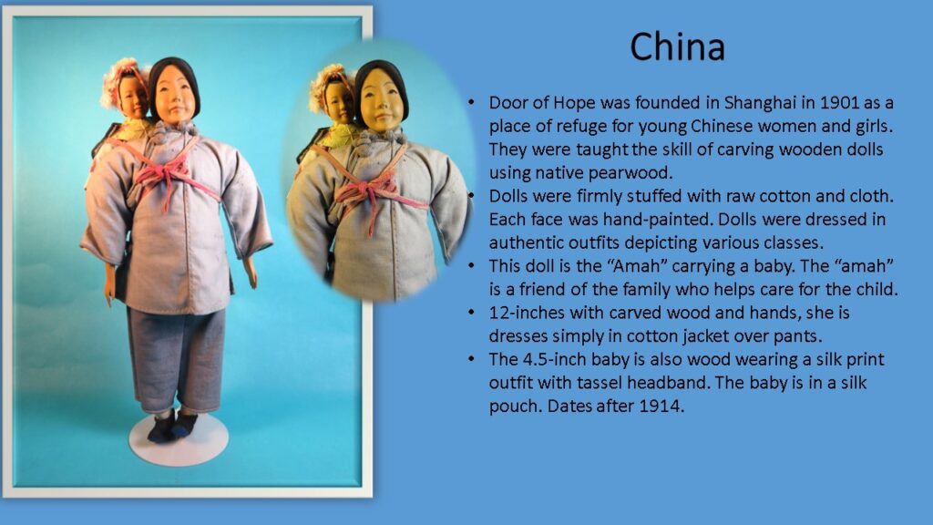 Chinese woman and girl Doll Description Slide