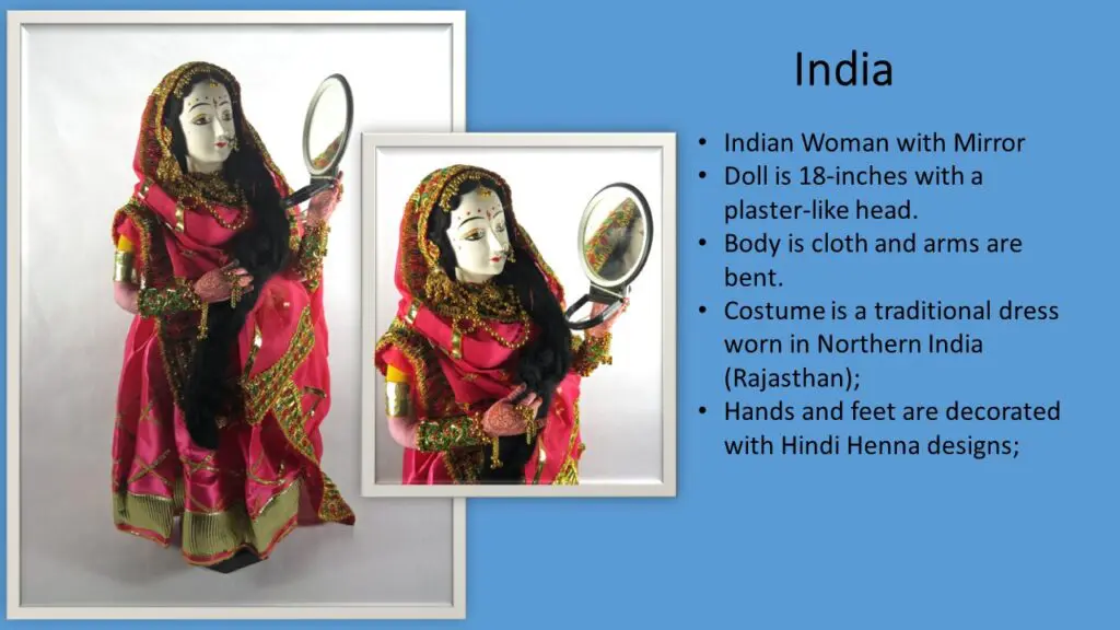 Indian Woman Doll Description Slide