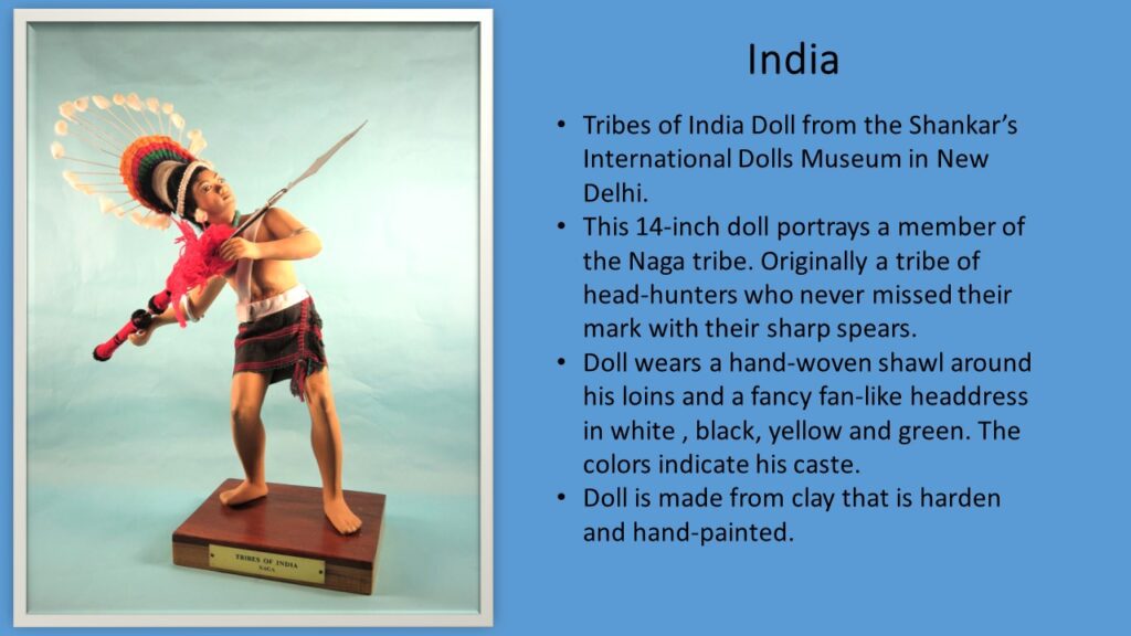 India Representing by throwing an arrow statue