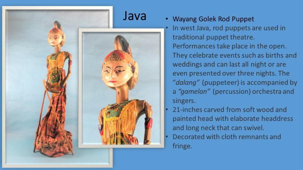 Java Represented By A Wax Clay Statue