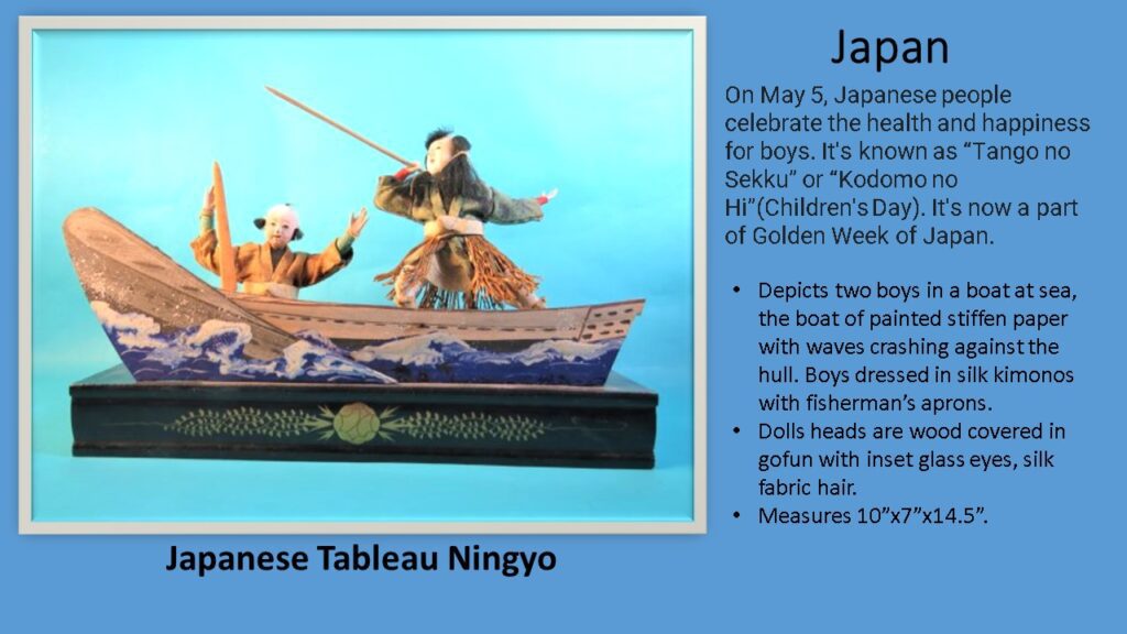 Japan Represented By A Clay Boat With A Sailer