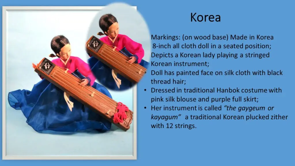 Korean lady Doll Description Slide