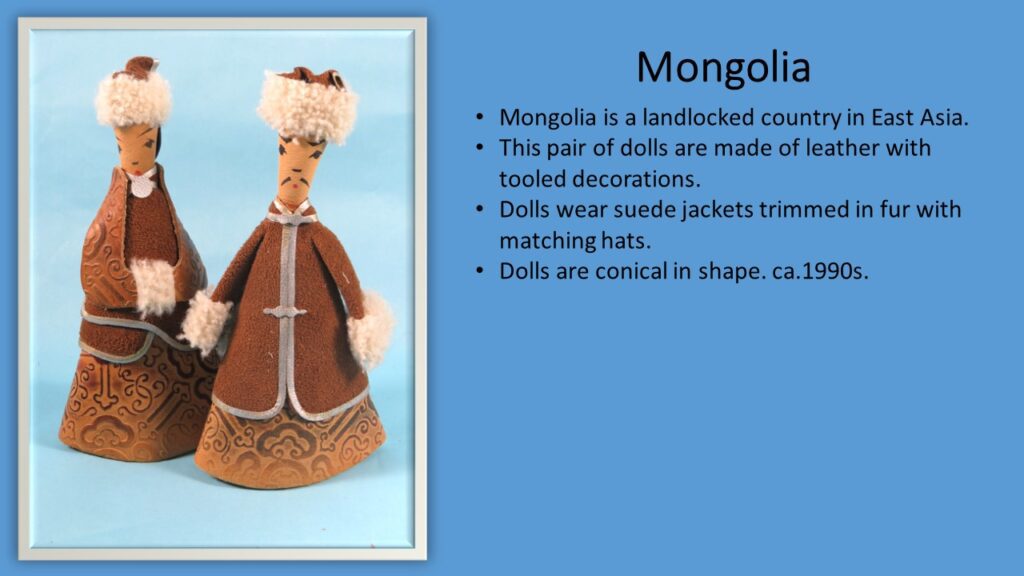 Mongolia Represented By A Wax Clay Statue