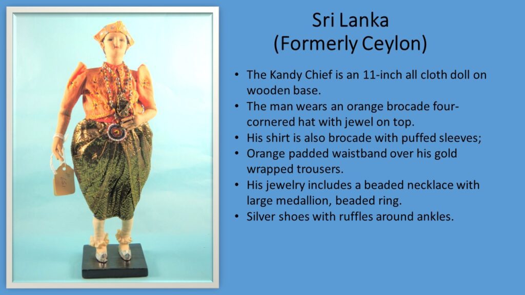 Sri Lanka Kandy Chief Doll Description Slide