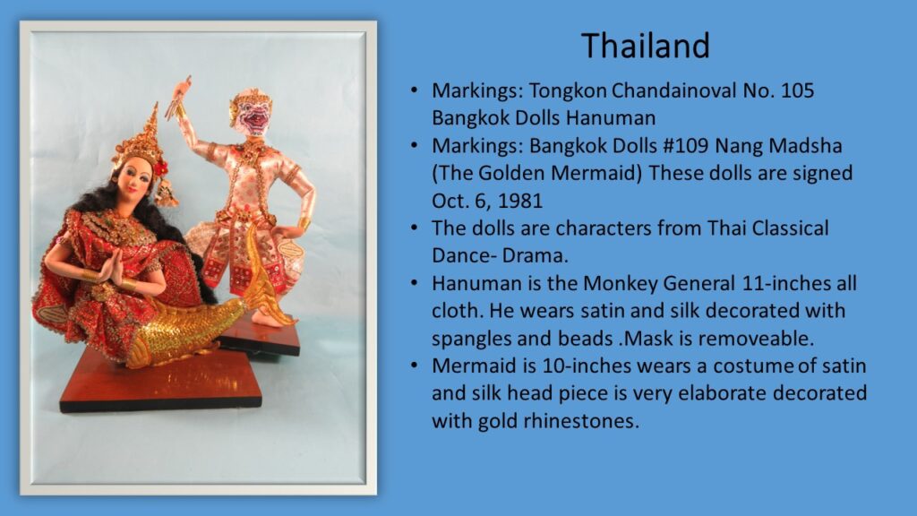 Bangkok Hanuman Doll Description Slide