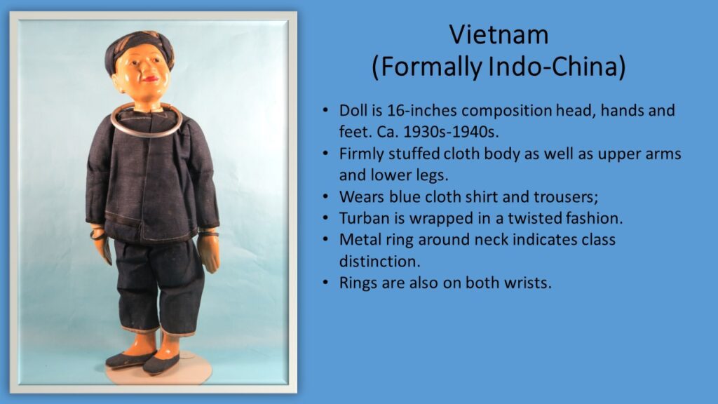 Vietnam man Doll Description Slide