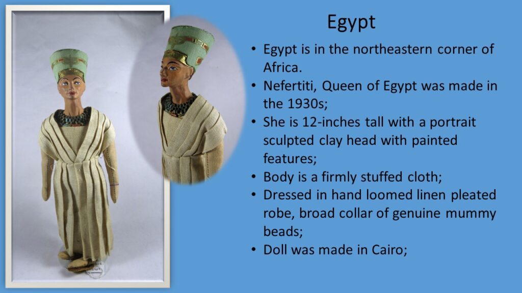 Egypt in Northeastern Doll Description Slide
