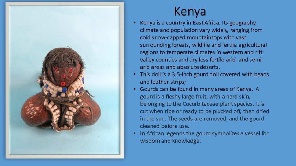 Kenya Gourd Doll Description Slide