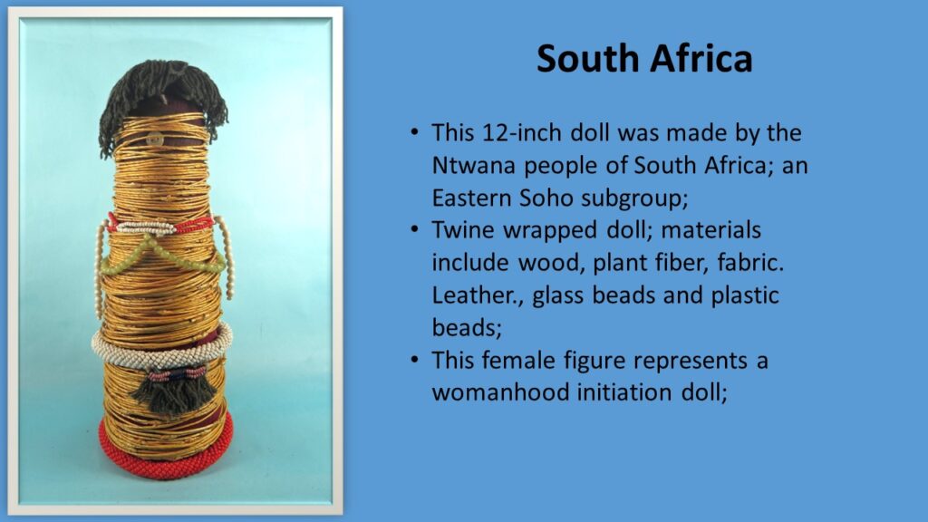 Ntwana people Doll Description Slide