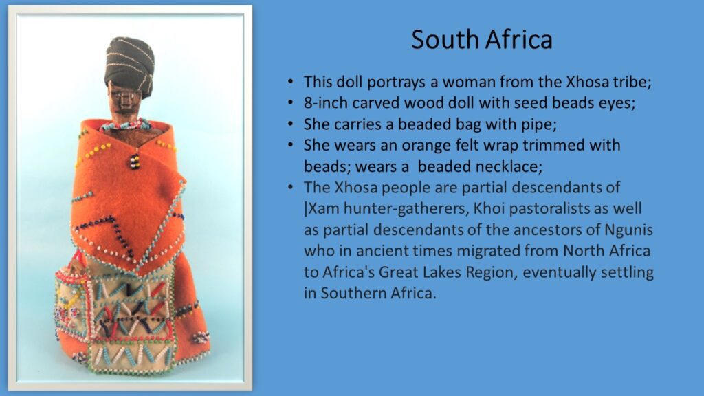 Xhosa Tribe Doll Description Slide