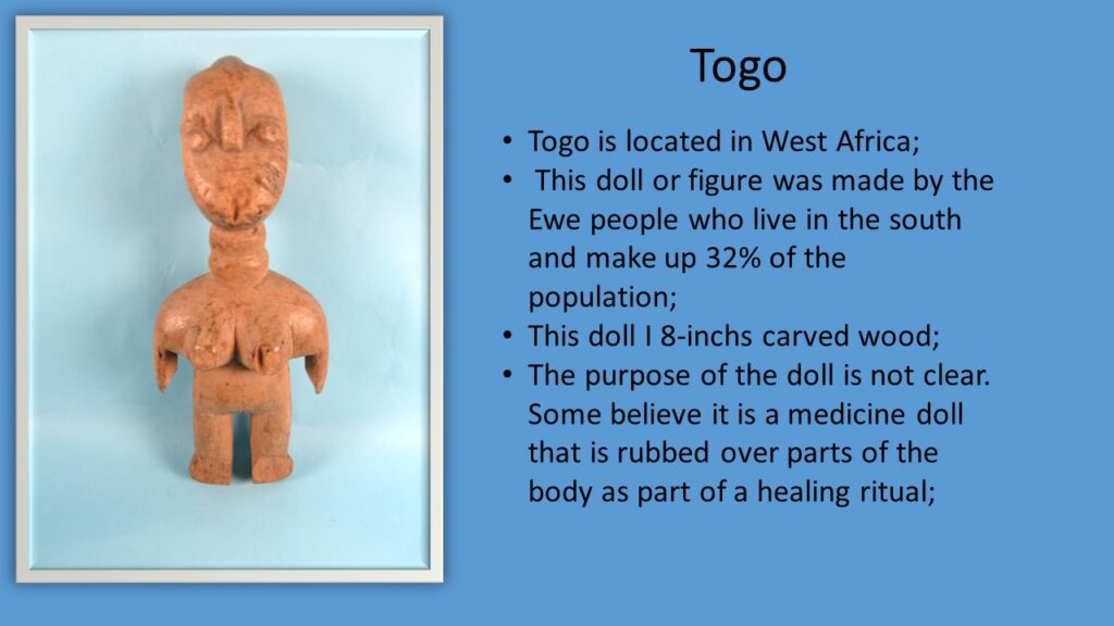 Togo West Africa Doll Description Slide