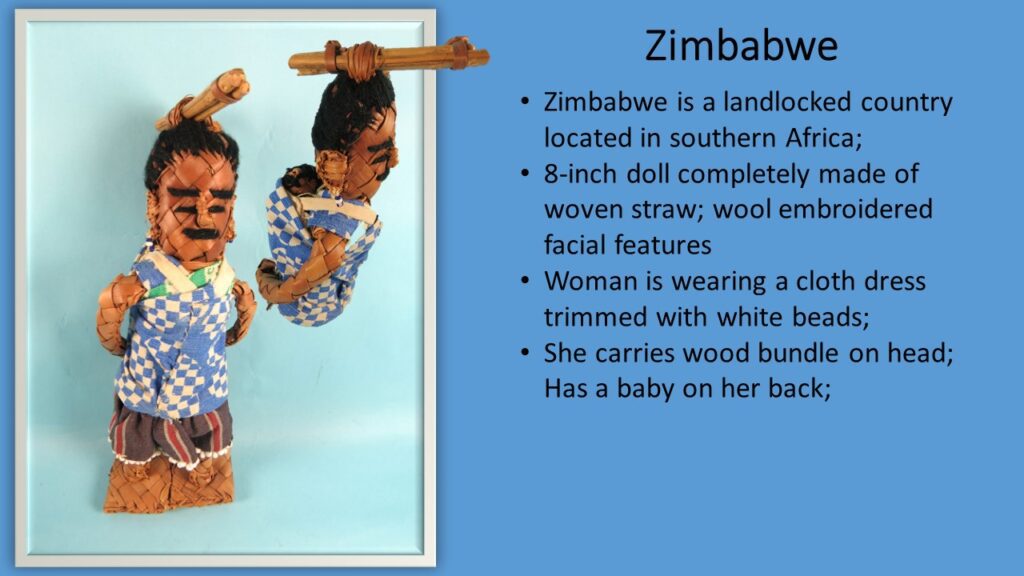 Zimbabwe woman Doll Description Slide