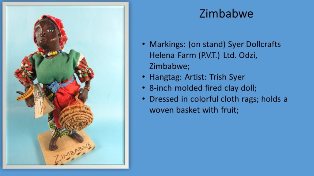 Zimbabwe woman Doll Description Slide