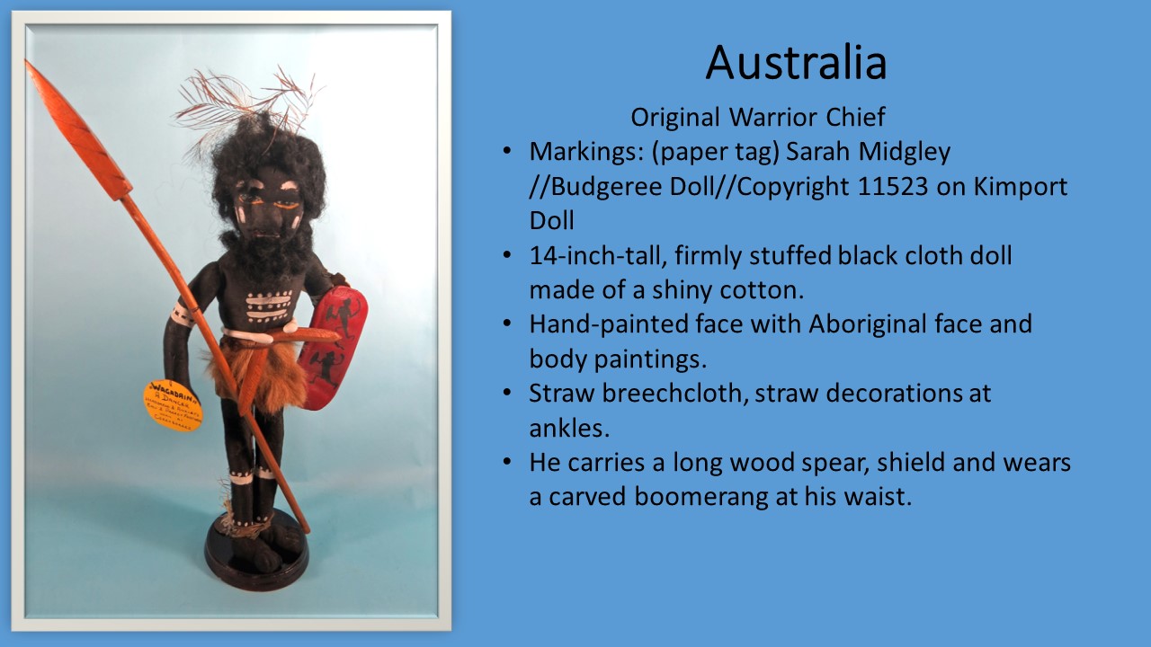Original Warrior Chief Doll Description Slide