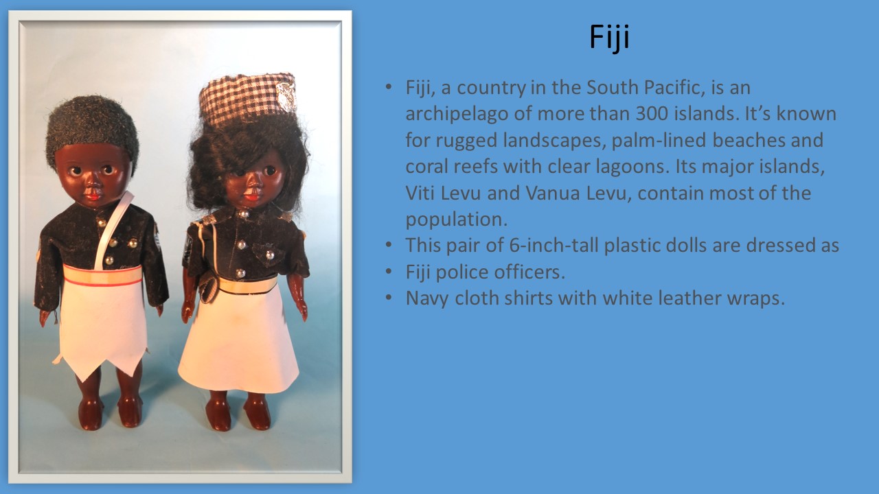 Fiji Police Officers Doll Description Slide