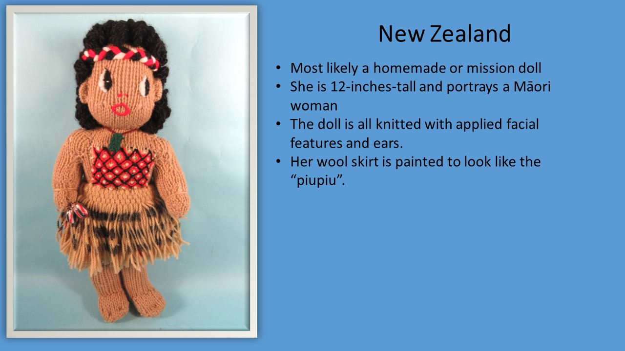 New Zealand Woman Doll Description Slide