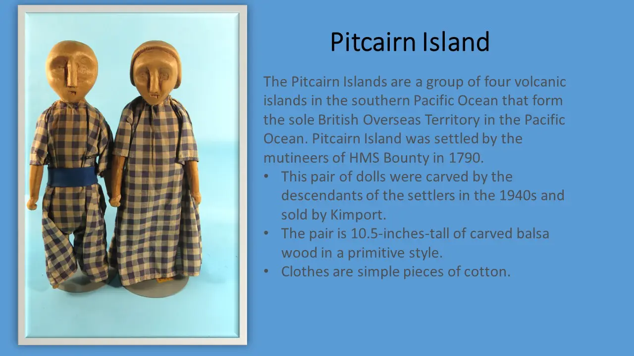 Pitcairn Island Doll Description Slide