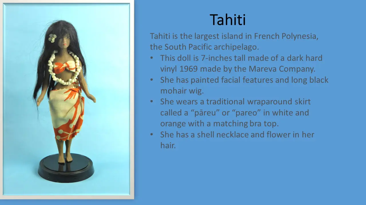 Tahiti Woman Doll Description Slide
