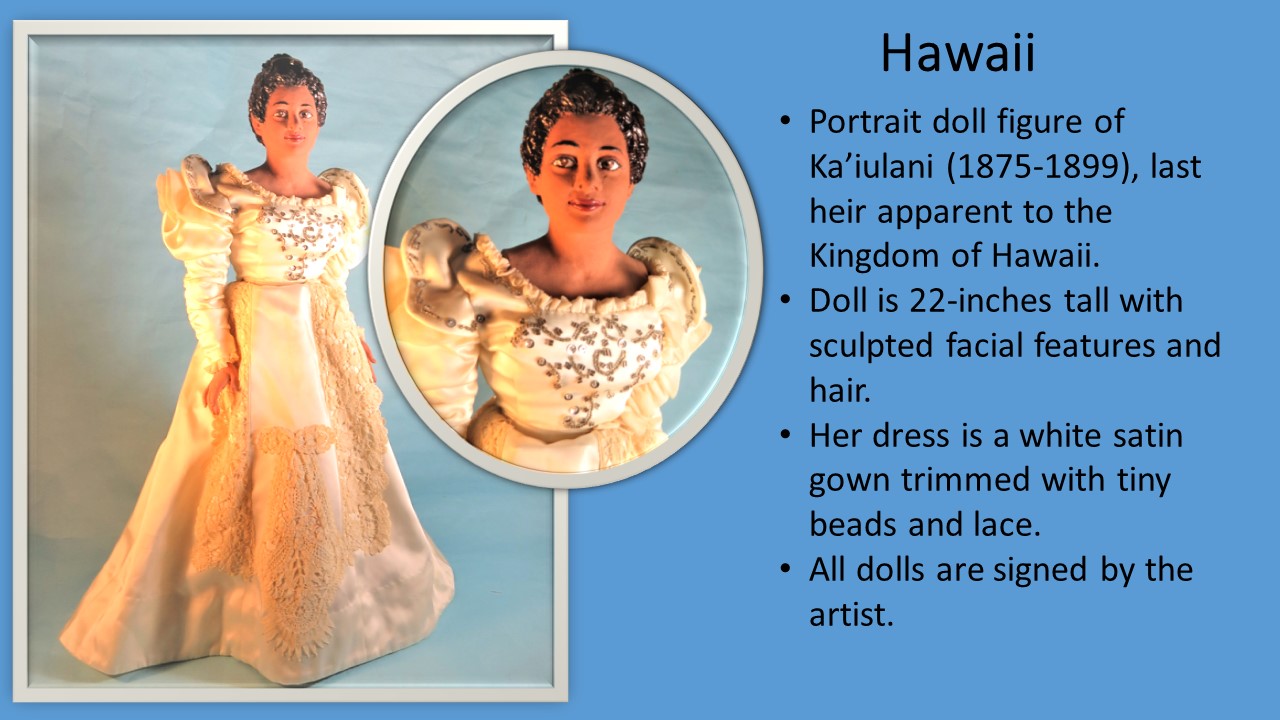 Hawaii Kaiulani Doll Description Slide