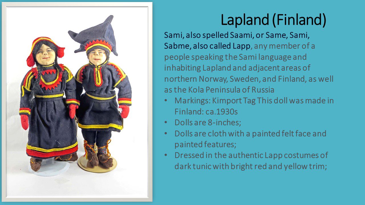 The description of Lapland with an image and blue background