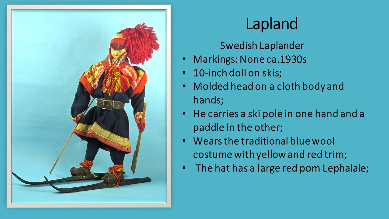 The description of Lapland with an image and blue background