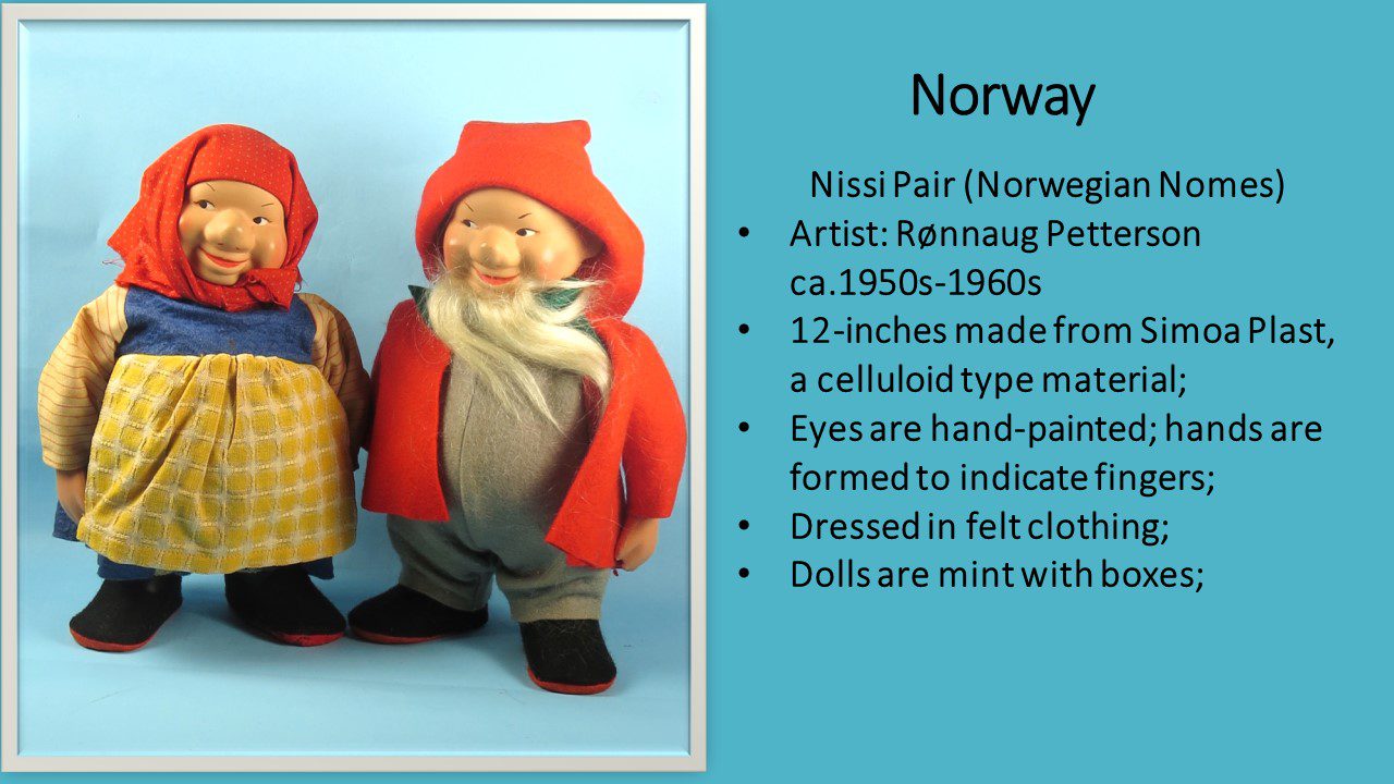 The description of Norway with an image and blue background