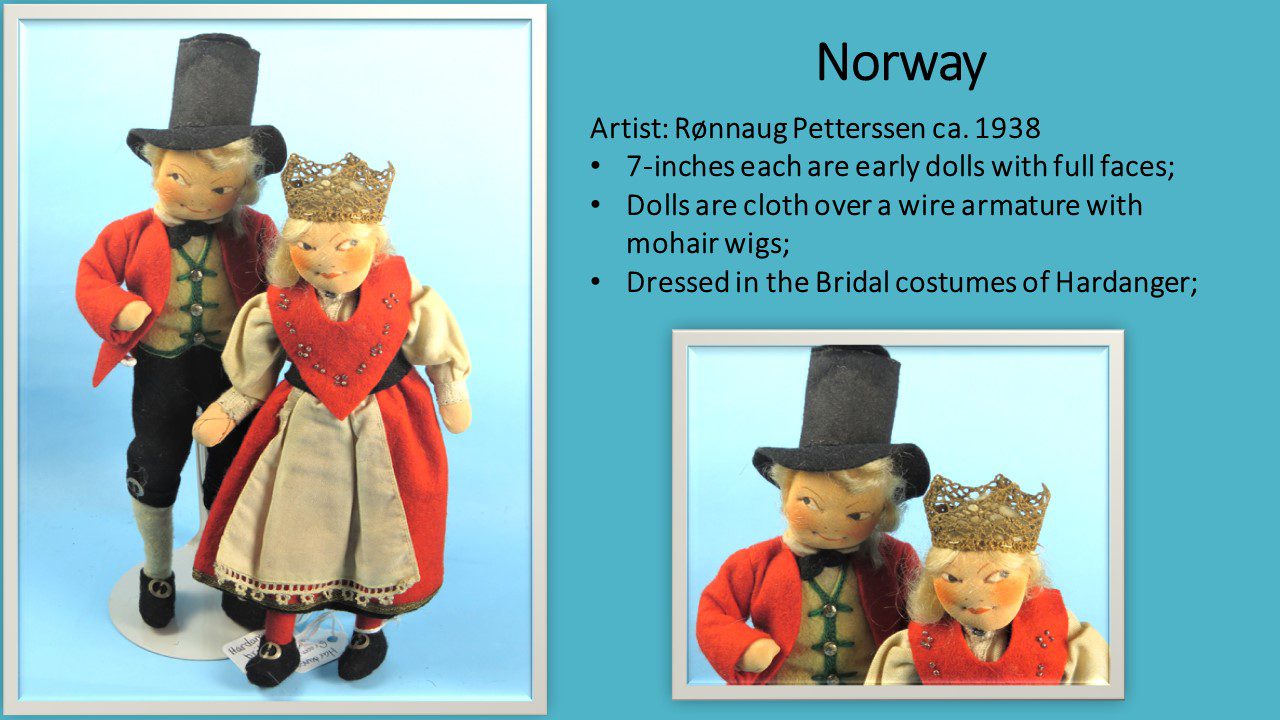 The description of Norway with an image and blue background